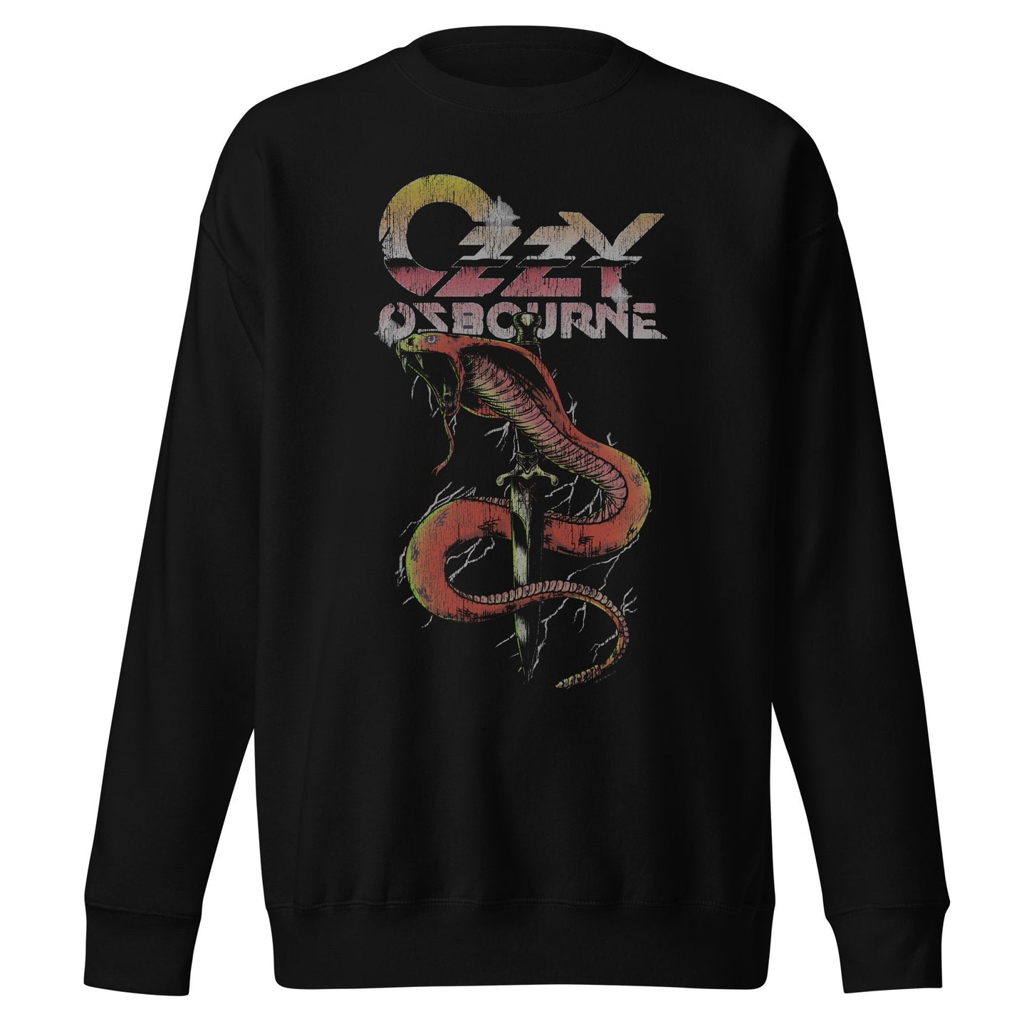Ozzy Osbourne Snake Bite Jumbo Print Sweatshirt