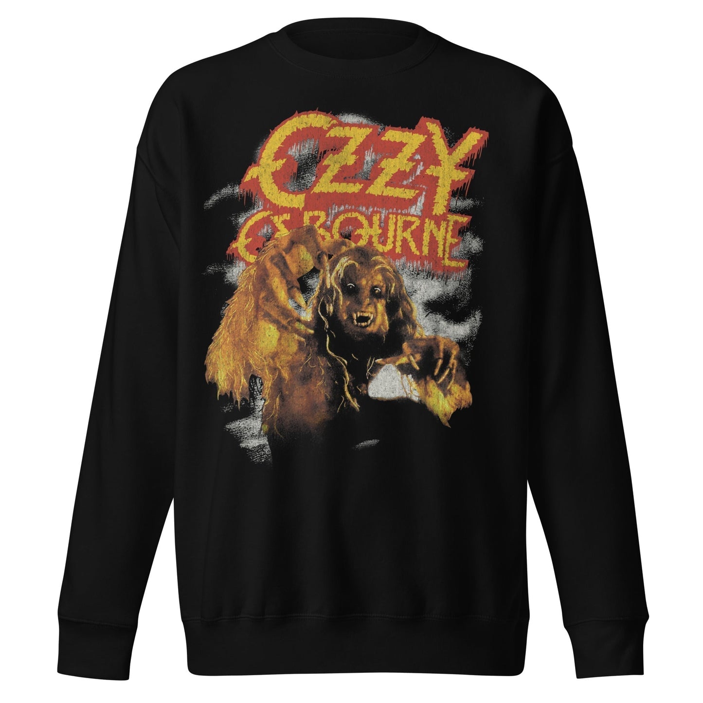 Ozzy Osbourne Vintage Werewolf Jumbo Print Sweatshirt