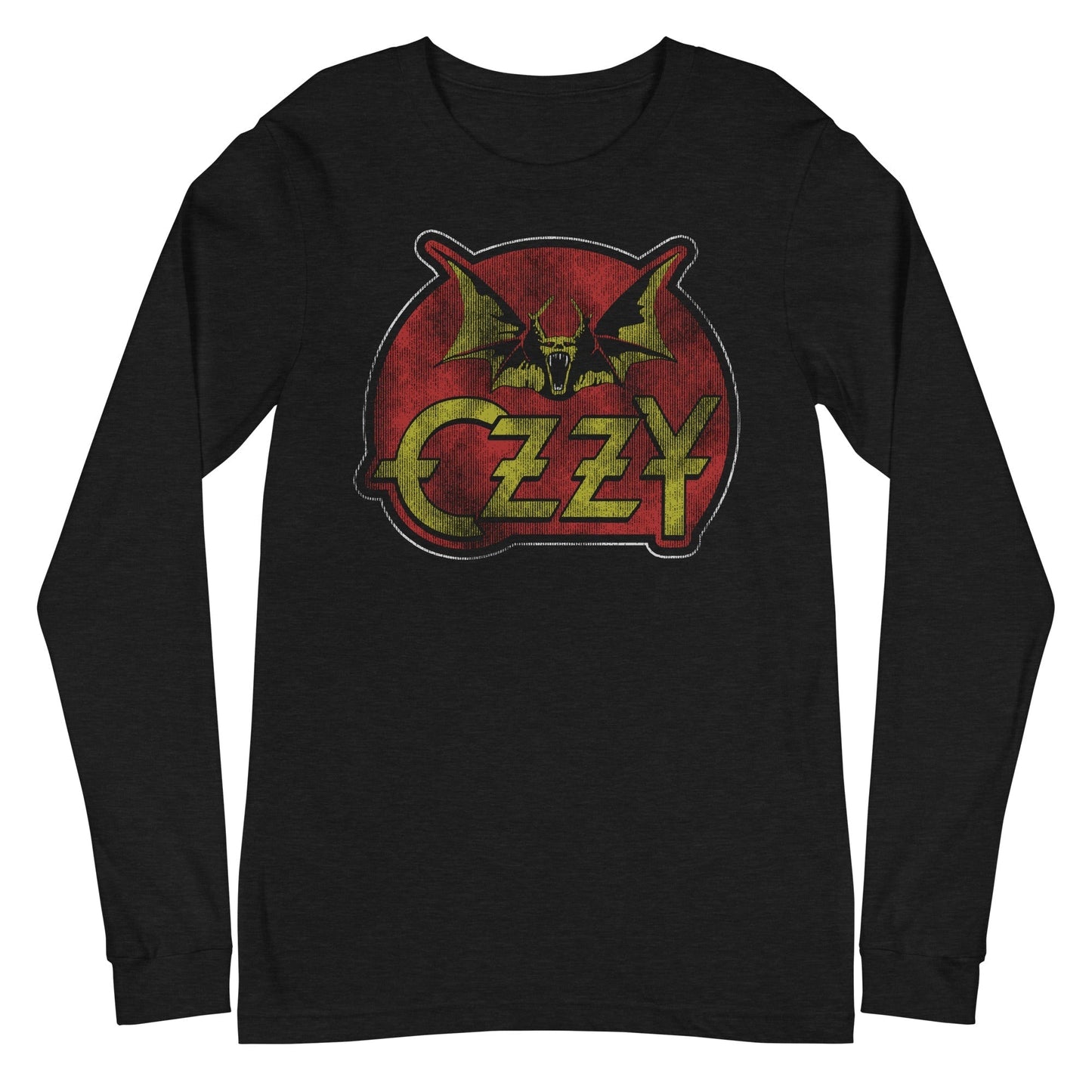 Ozzy Osbourne - Flaming Bat Long Sleeve T-Shirt