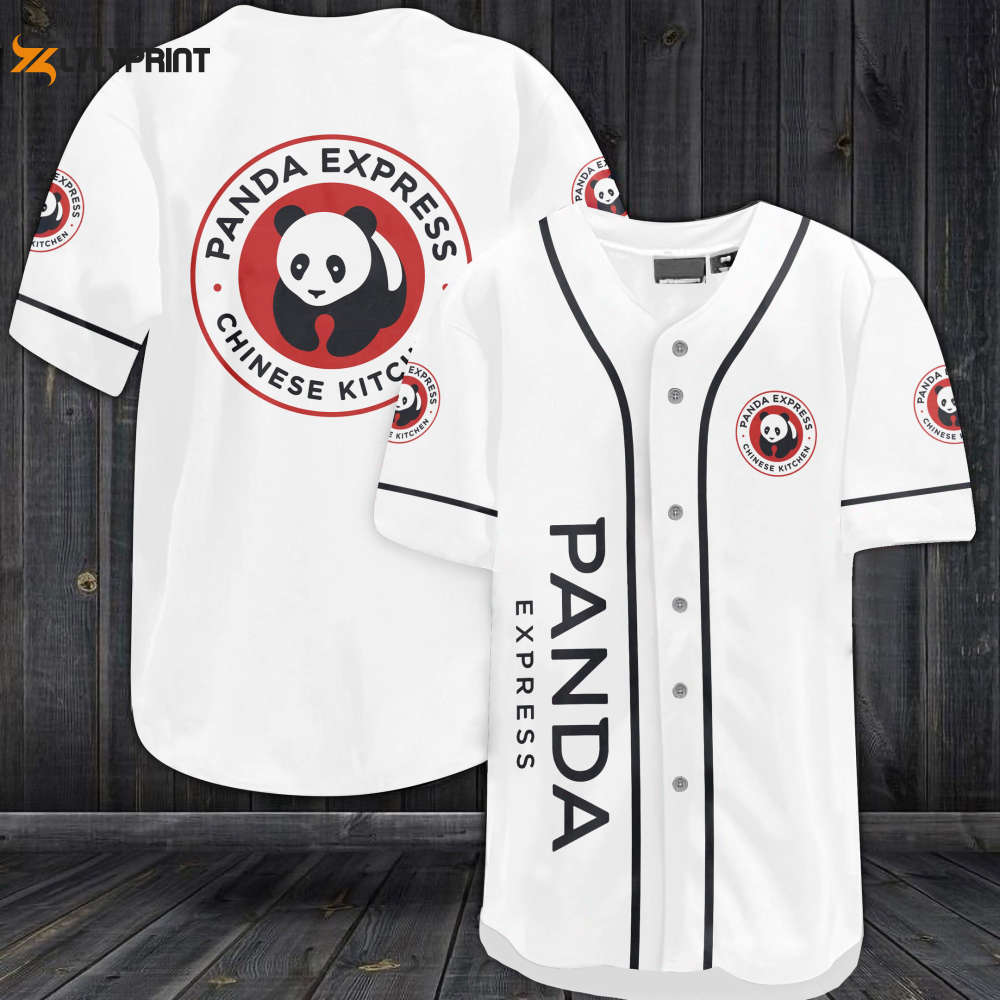 Panda Express Baseball Jersey -White - lylyprint.com