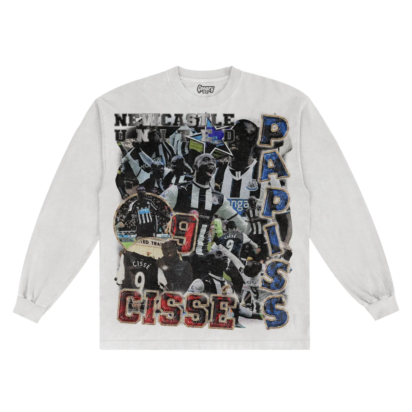 Papiss CissÃ© Newcastle Classic Long Sleeved Tee