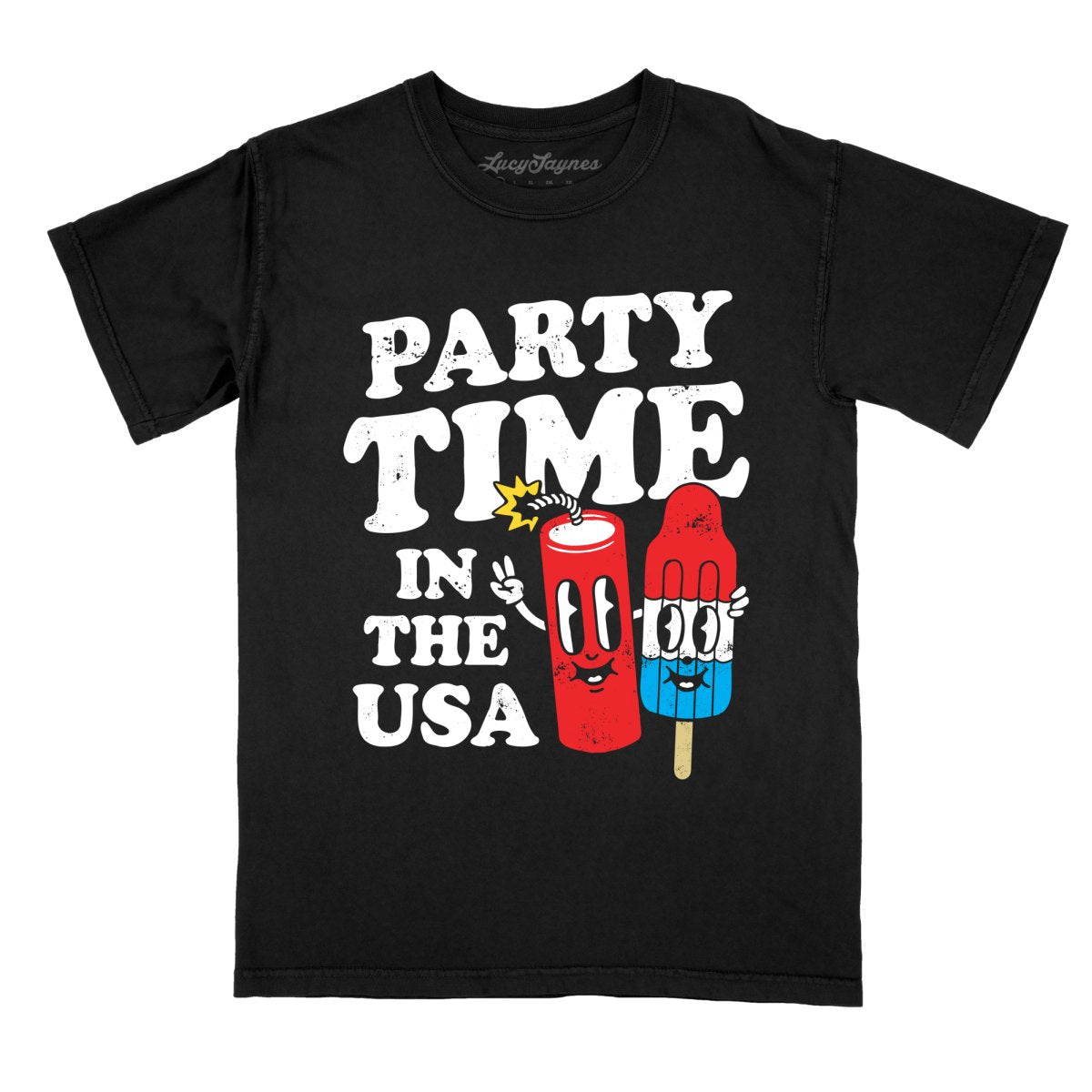 Party Time In The USA Comfort Colors Tee