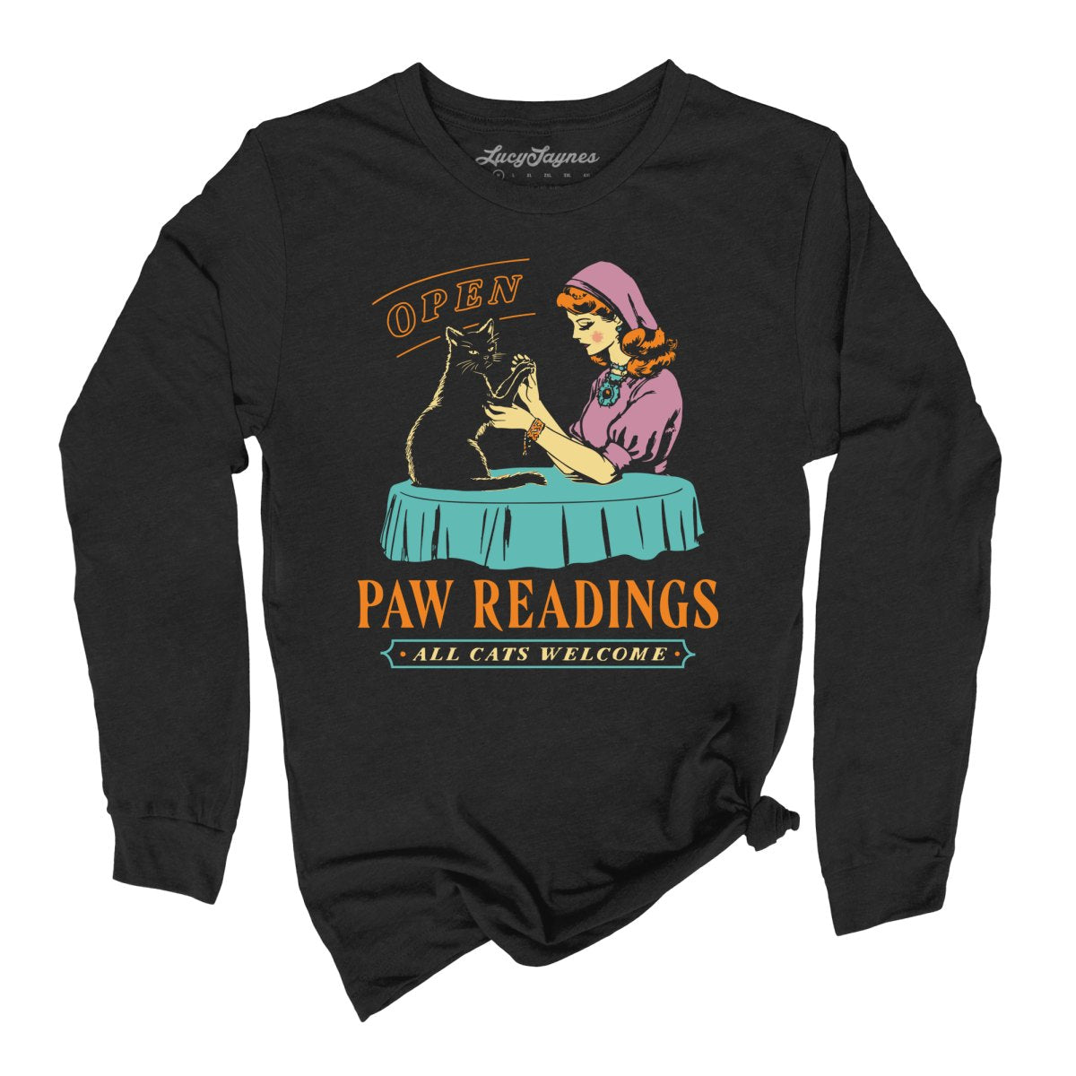 Paw Readings Long Sleeve Tee