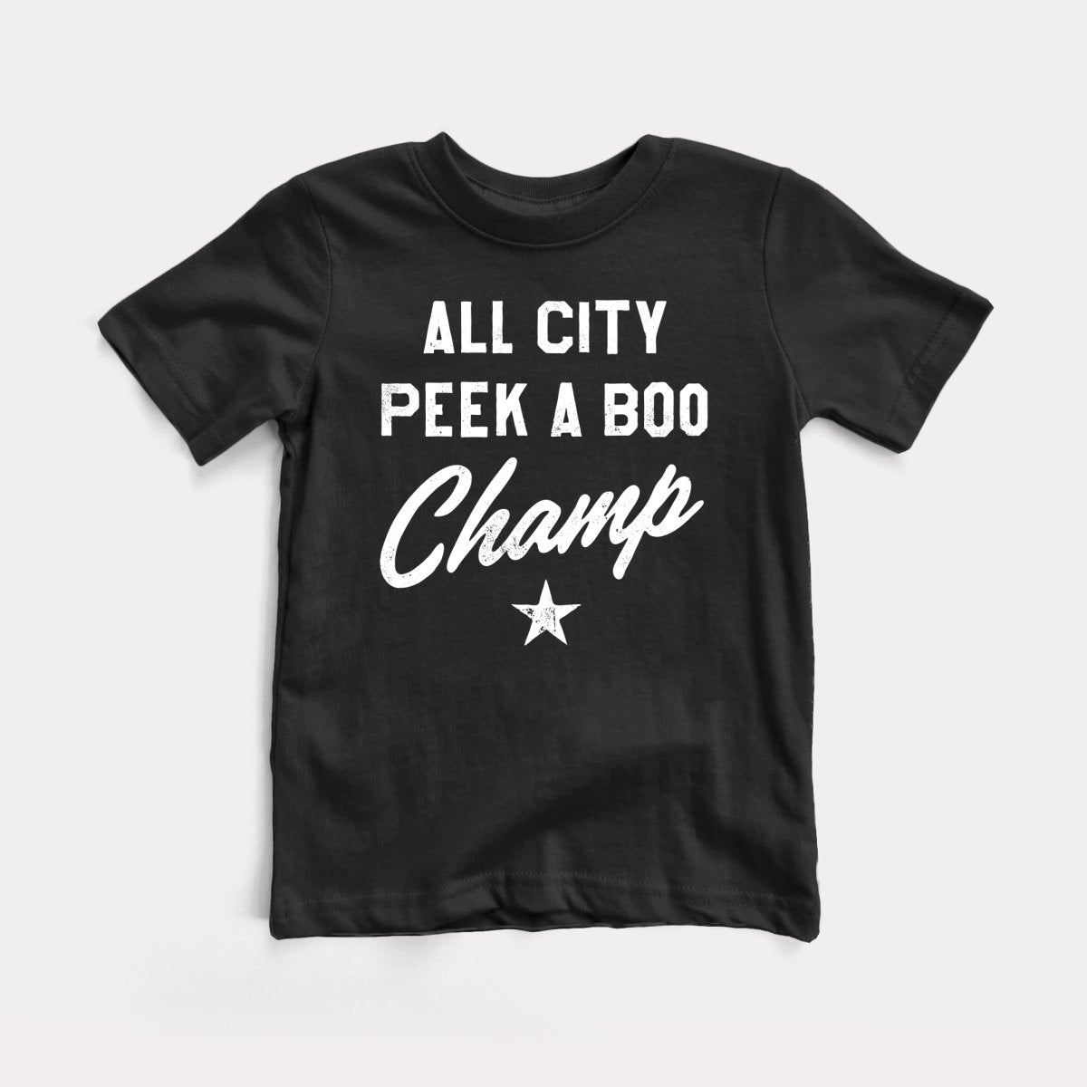 Peek A Boo Champ - Baby Tee