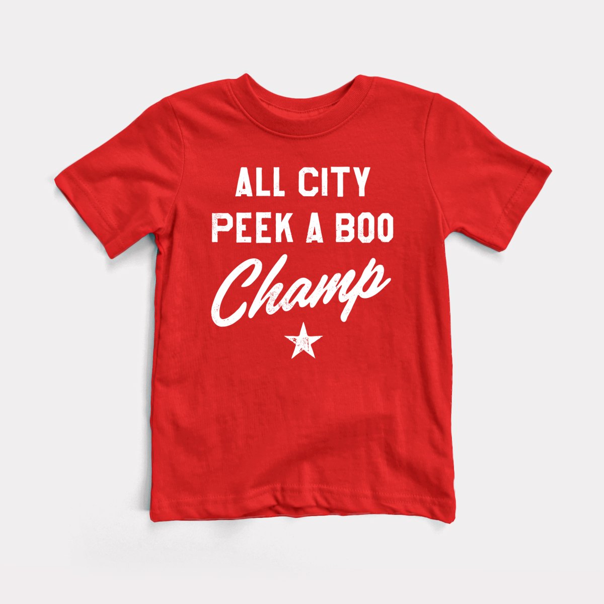 Peek A Boo Champ - Baby Tee
