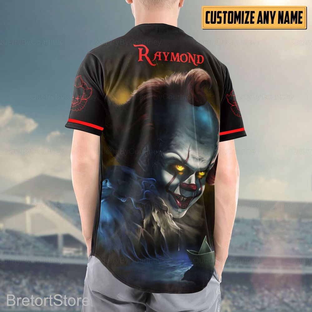 Pennywise Baseball Jersey, We All Float Down Here Shirt - lylyprint.com