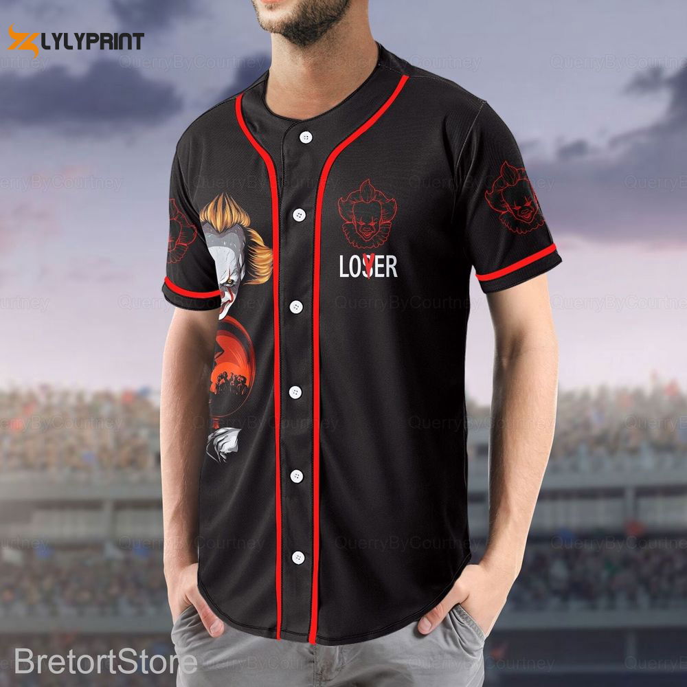 Pennywise Baseball Jersey, We All Float Down Here Shirt - lylyprint.com