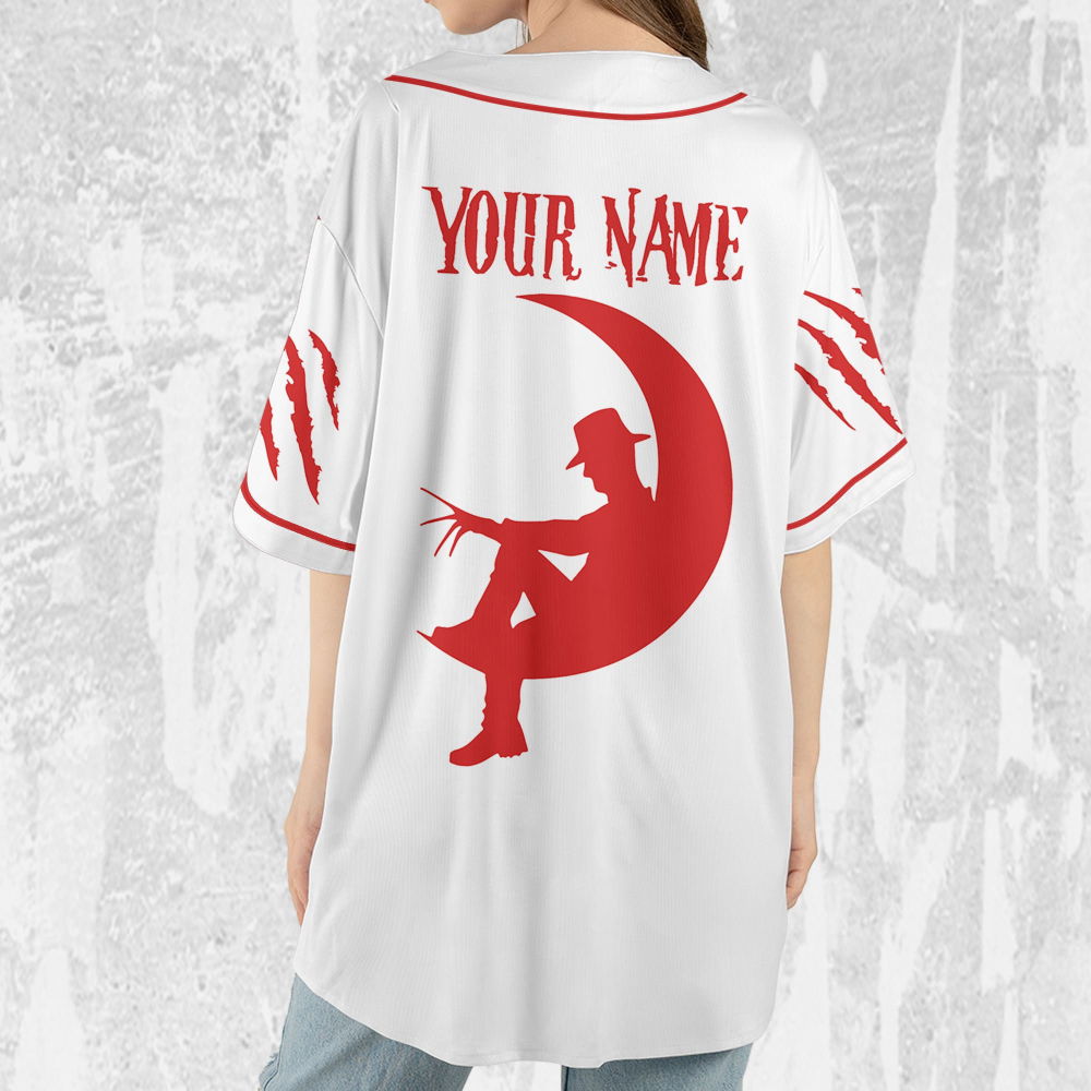 Personalize Freddy Krueger ScreamWorks Never Sleep Again Jersey, Freddy Baseball Jersey - lylyprint.com