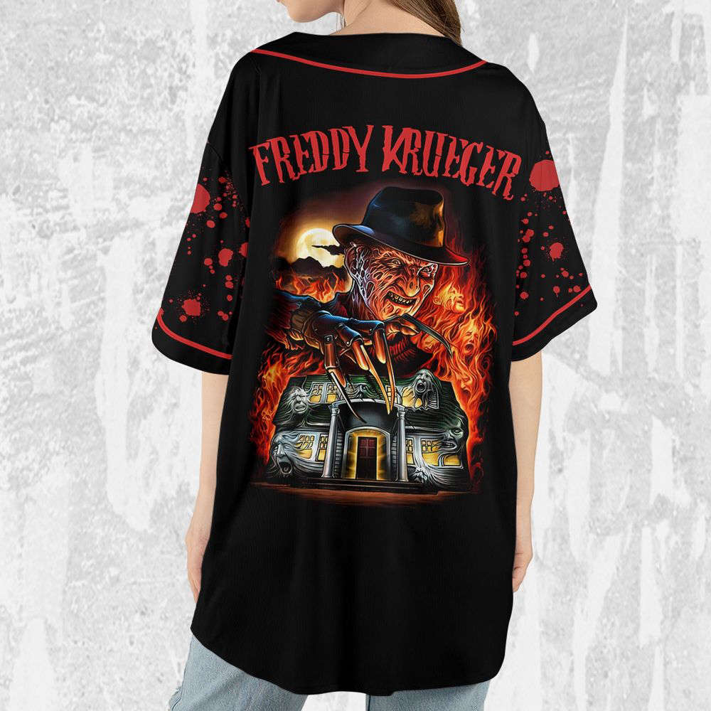 Personalize Freddy Krueger Stay Woke Jersey, Horror Jersey, Freddy Baseball Jersey - lylyprint.com