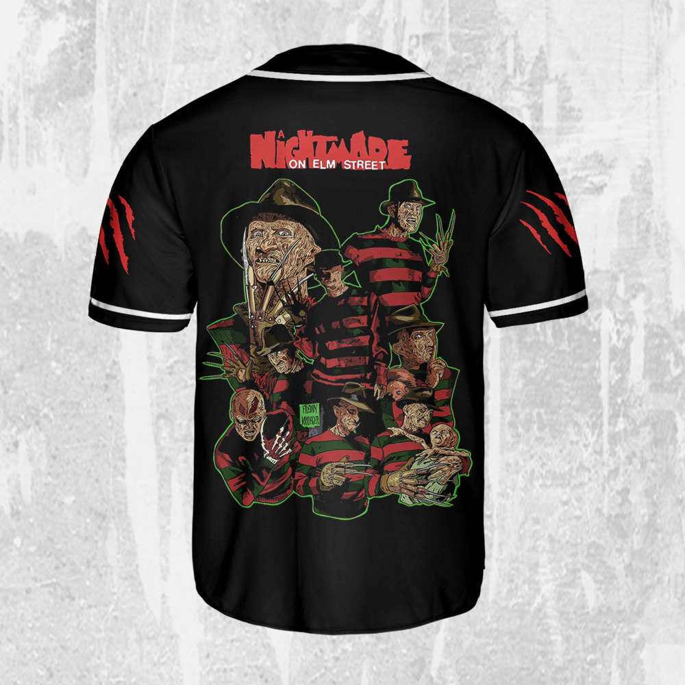 Personalize Freddy Krueger Welcome To Elm Street Jersey,Freddy Baseball Jersey - lylyprint.com