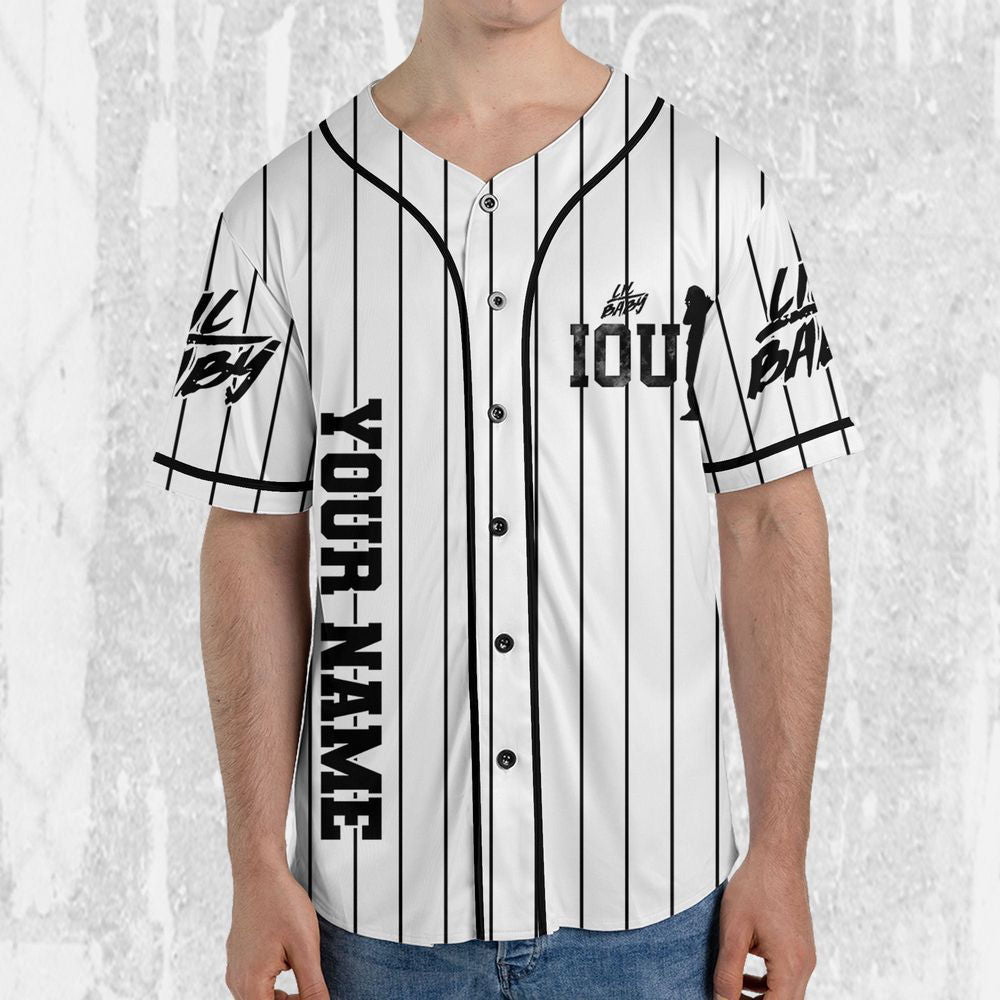 Personalize Lil Baby It's Only Us Jersey, Lil Baby Baseball Jersey, Lil Baby Rap Jersey - lylyprint.com