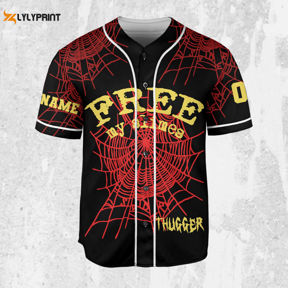 Personalize Young Thug Free Black And Yellow Jersey, Young Thug Baseball Jersey - lylyprint.com