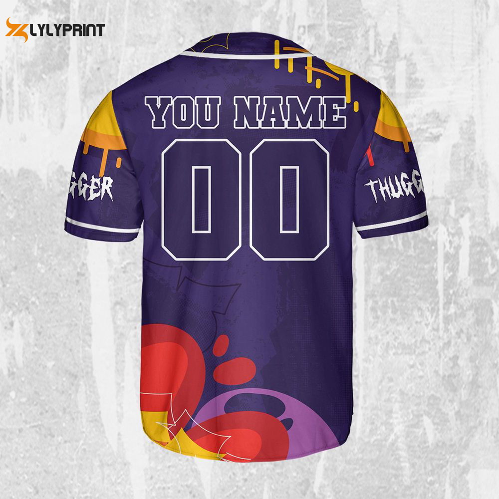 Personalize Young Thug Hiphop Colorful Jersey, Young Thug Baseball Jersey - lylyprint.com