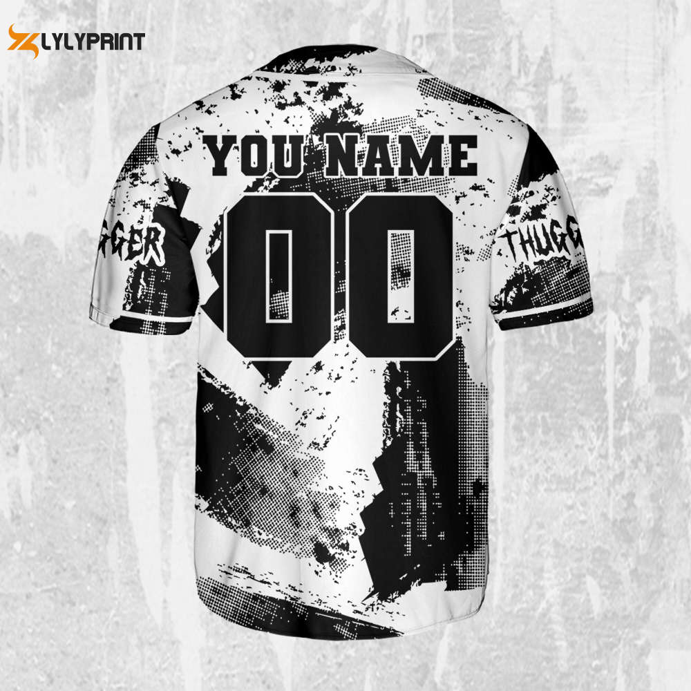 Personalize Young Thug Rapper Style Jersey, Young Thug Baseball Jersey - lylyprint.com
