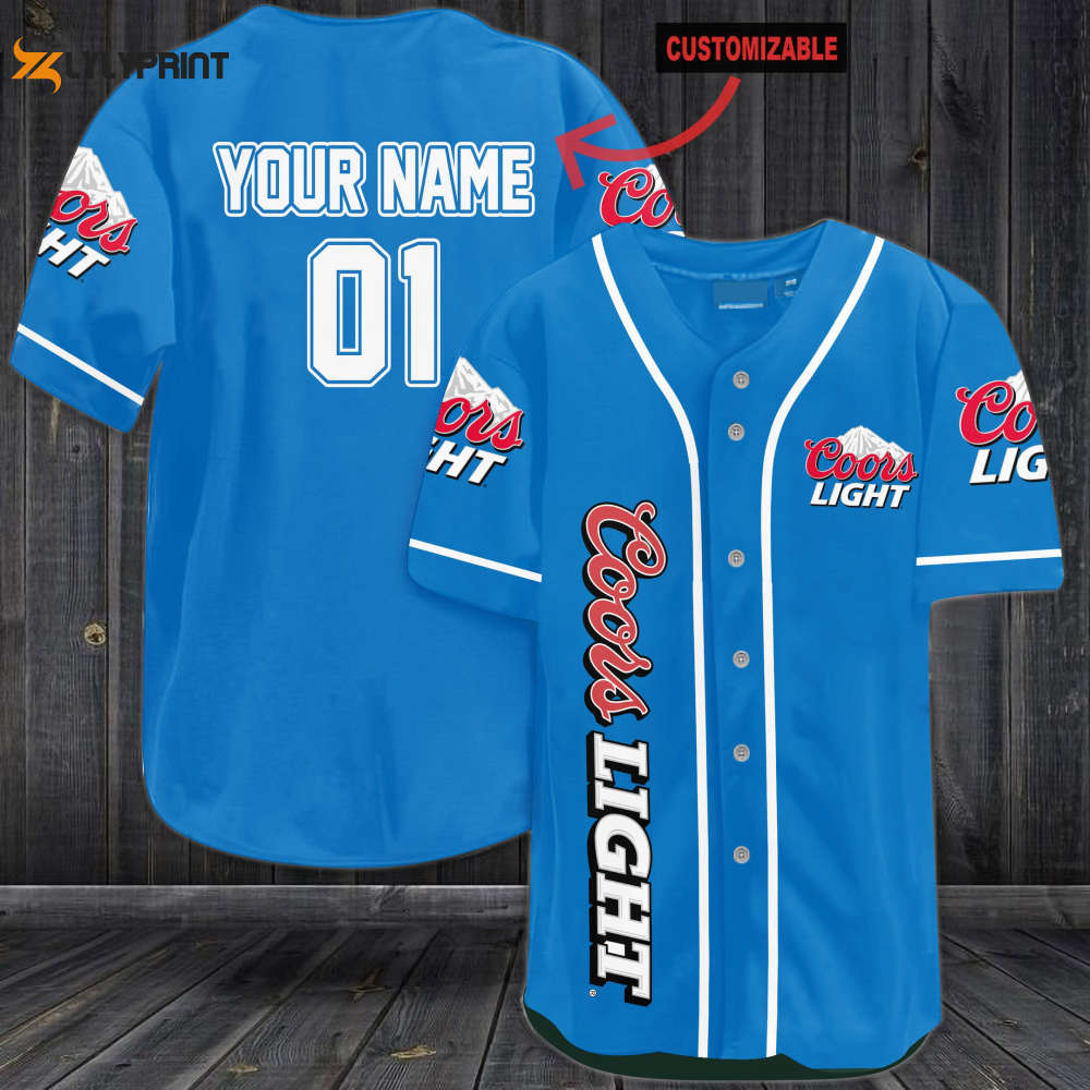 Personalized Coors Light Baseball Jersey - lylyprint.com