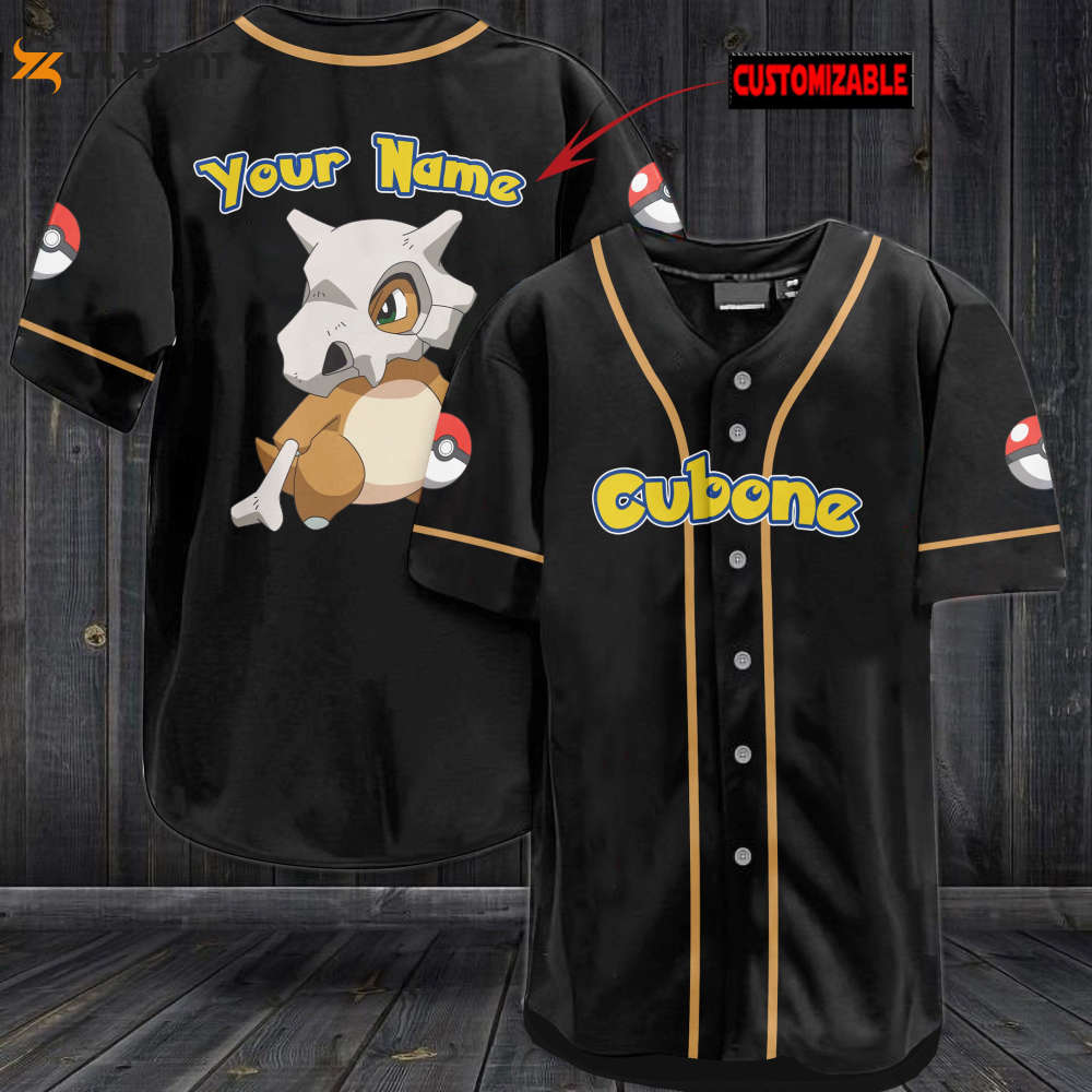 Personalized Cubone Baseball Jersey - lylyprint.com