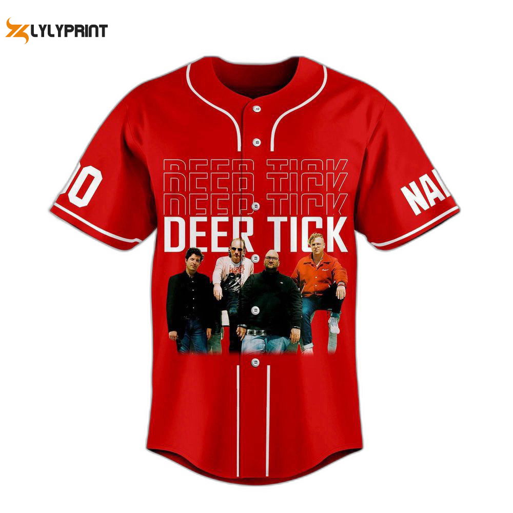 Personalized Deer Tick Baseball Jersey For Men Women - lylyprint.com