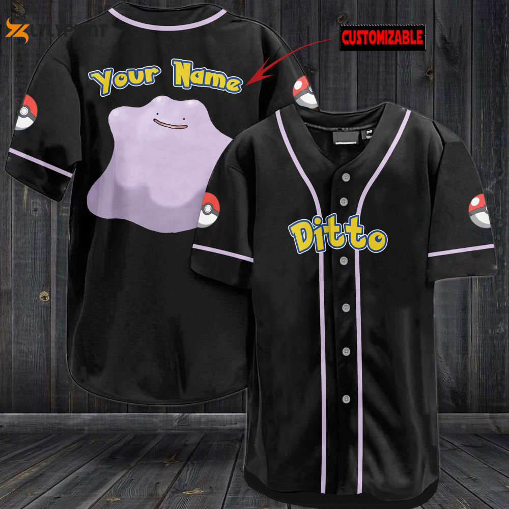 Personalized Ditto Baseball Jersey - lylyprint.com