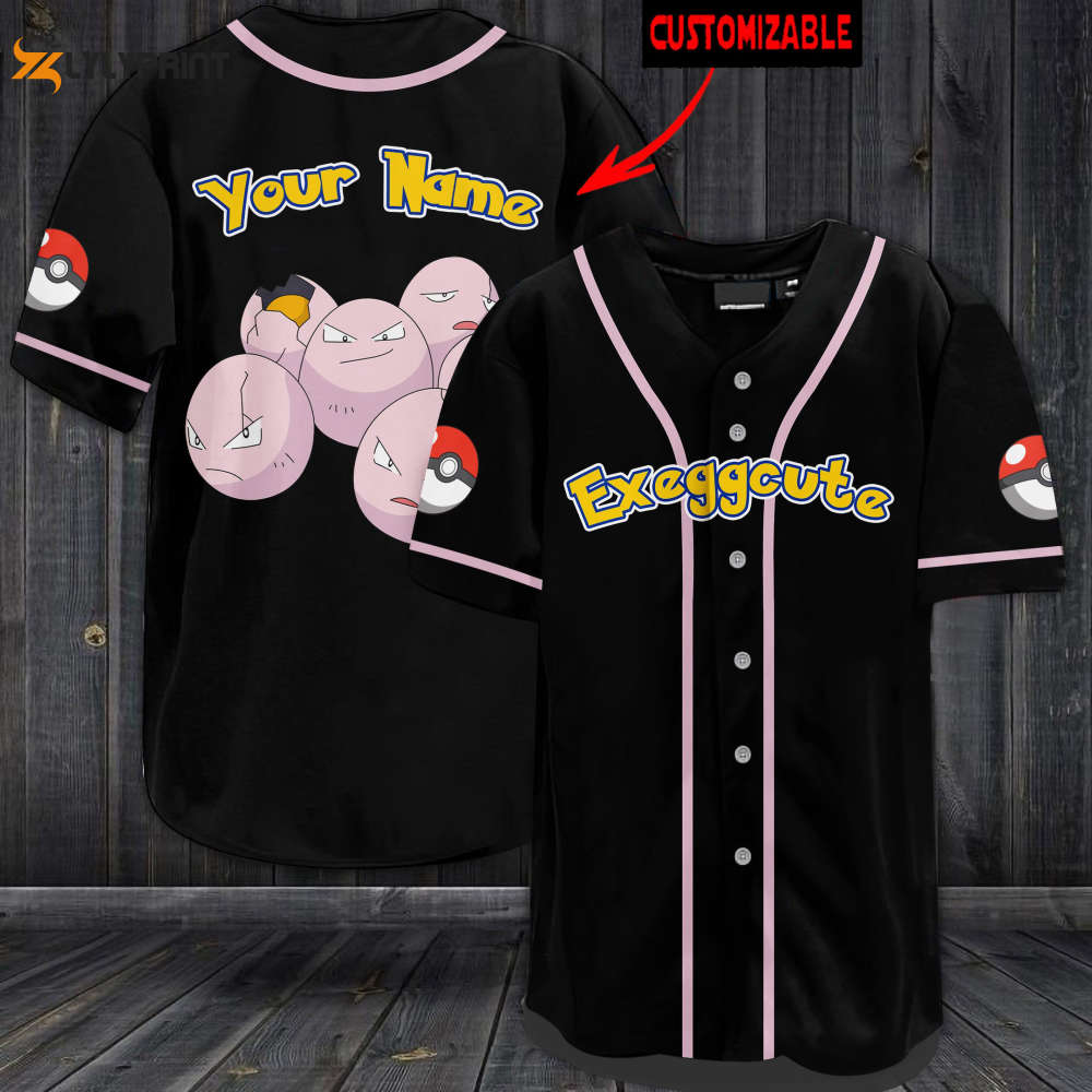 Personalized Exeggcute Baseball Jersey - lylyprint.com