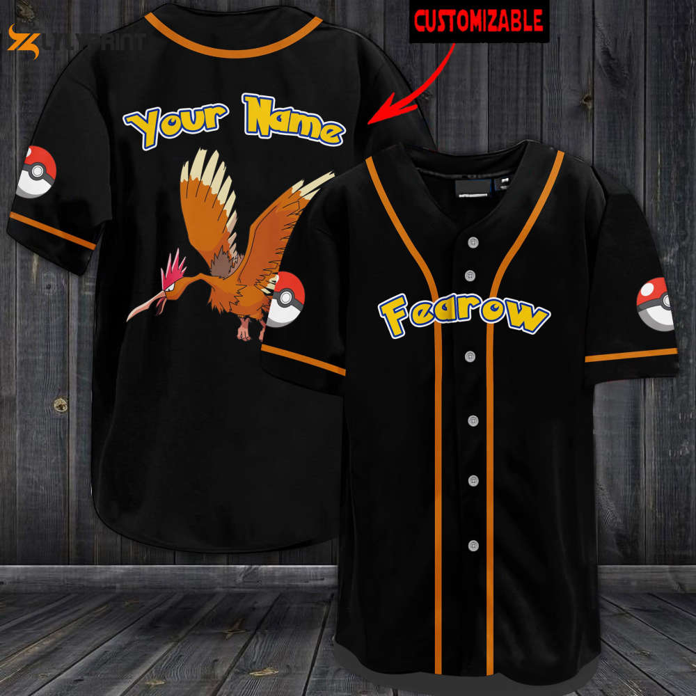Personalized Fearow Baseball Jersey - lylyprint.com