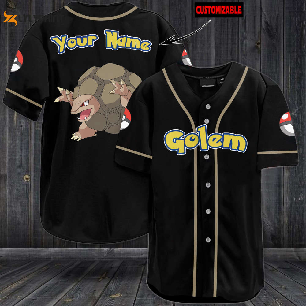Personalized Golem Baseball Jersey - lylyprint.com