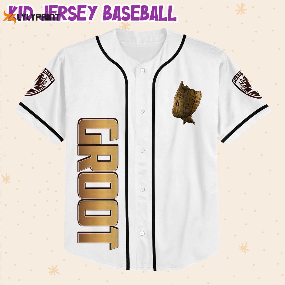 Personalized Groot Awesome Love Life Baseball Jersey - lylyprint.com