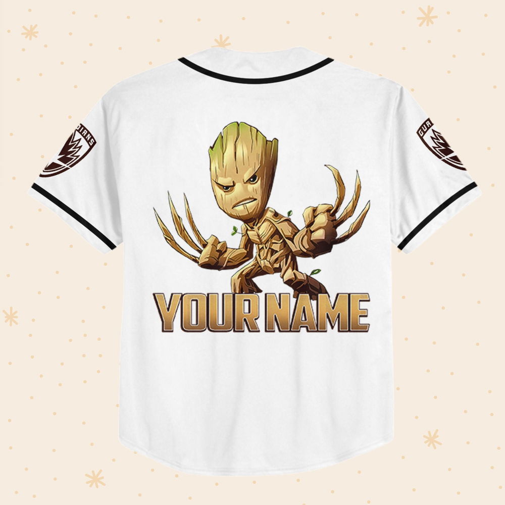 Personalized Groot Awesome Love Life Baseball Jersey - lylyprint.com