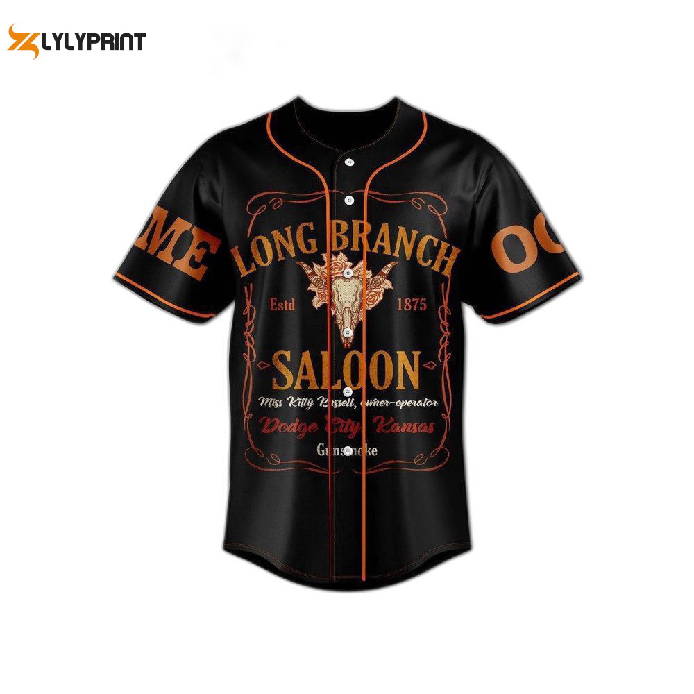 Personalized Gunsmoke Baseball Jersey For Men Women - lylyprint.com