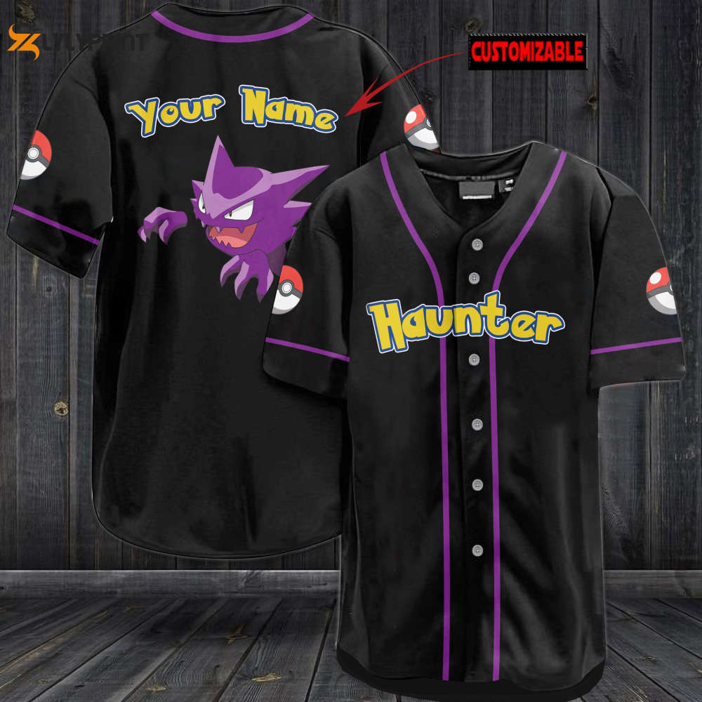 Personalized Haunter Baseball Jersey - lylyprint.com