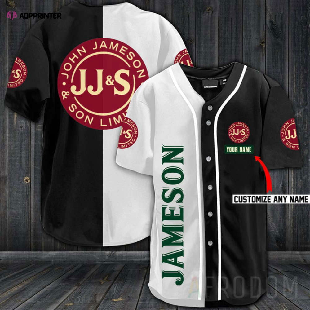 Personalized Jameson Whiskey Baseball Jersey - Aopprinter