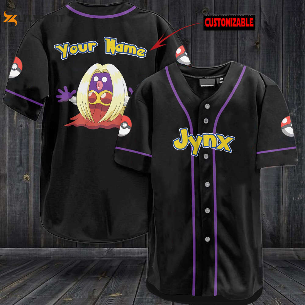 Personalized Jynx Baseball Jersey - lylyprint.com