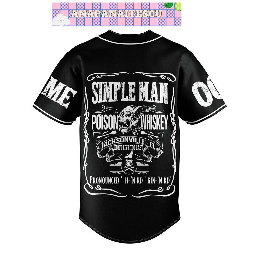Personalized Lynyrd Skynyrd Baseball Jersey For Men Women - lylyprint.com