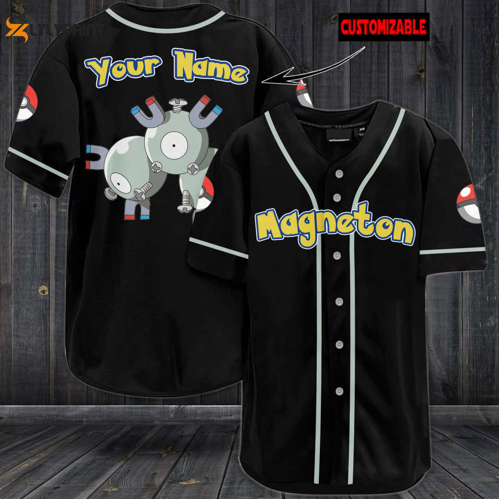 Personalized Magneton Baseball Jersey - lylyprint.com