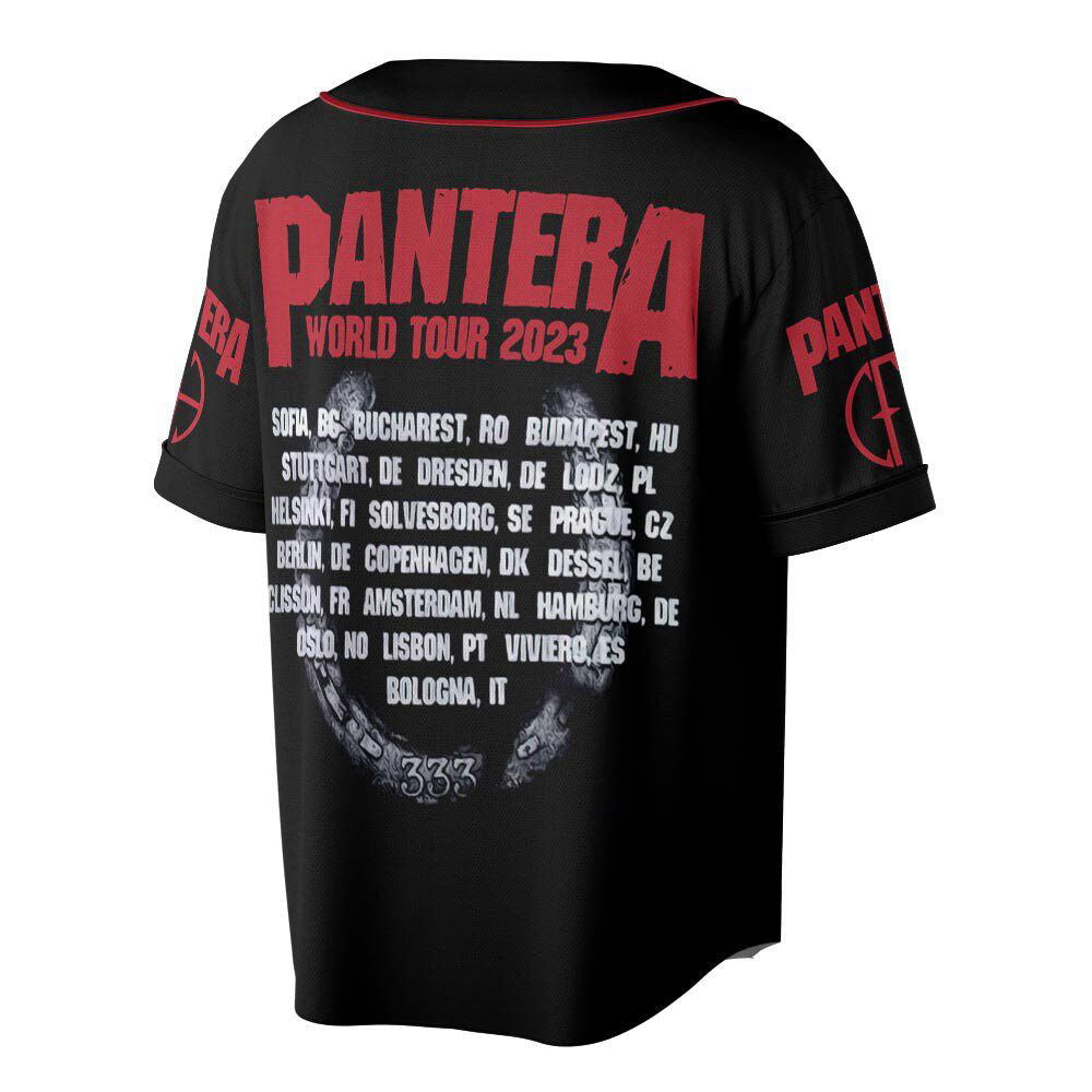 Personalized Mayhem Skull Tour 2023 With Lamp Of God Baseball Jersey For Men Women - lylyprint.com