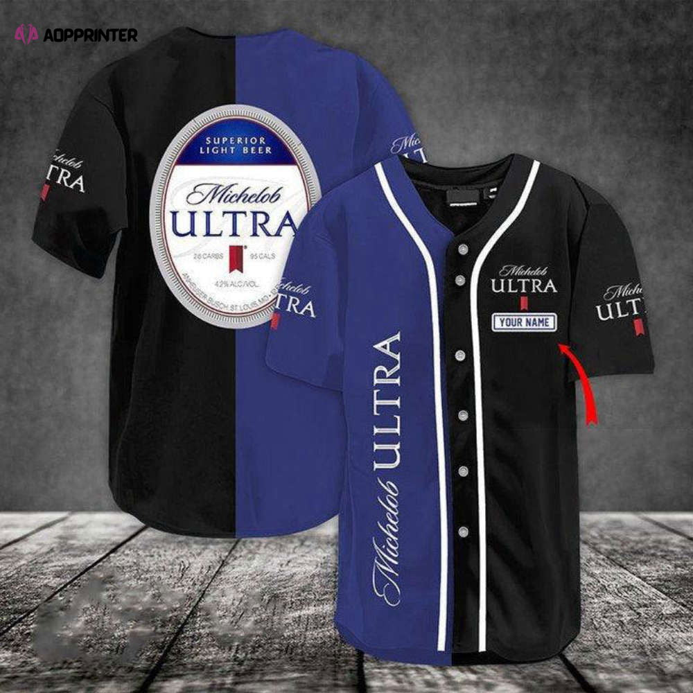 Personalized Michelob Ultra Baseball Jersey: Customizable Design & Premium Quality - Aopprinter