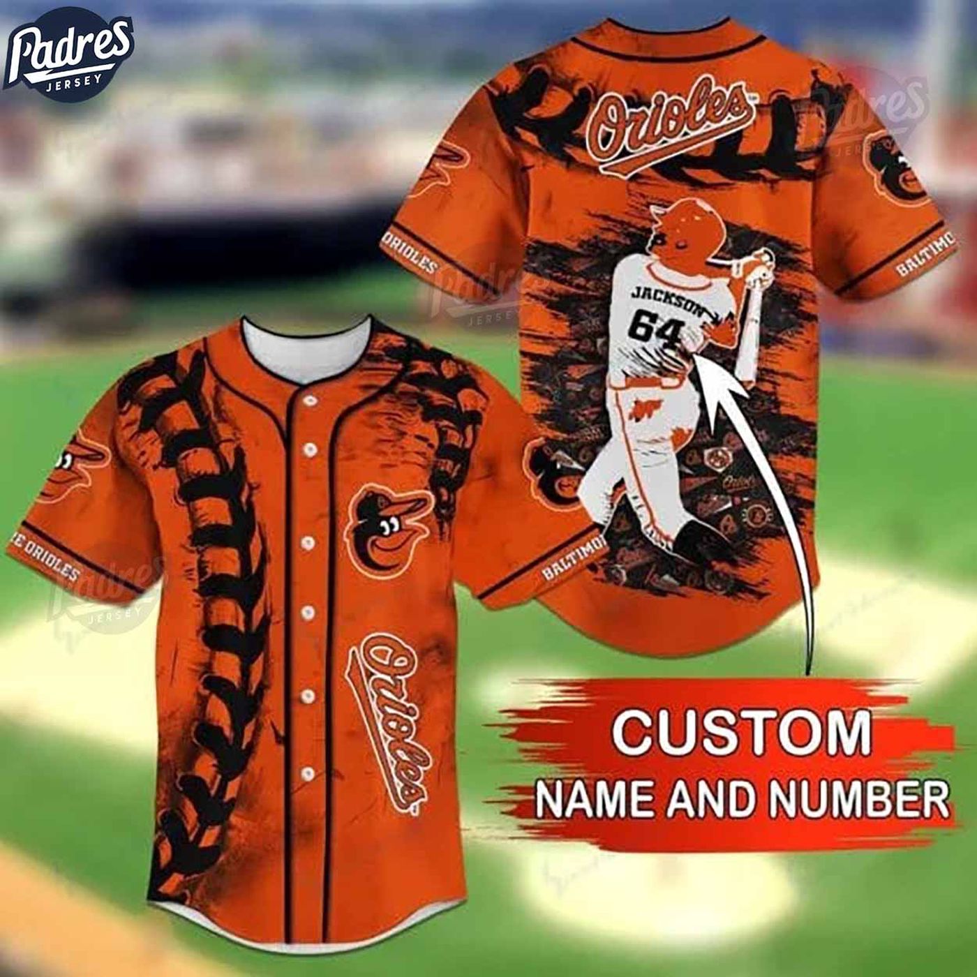 Custom Baltimore Orioles MLB Jersey - Personalized Baseball Gear - lylyprint.com