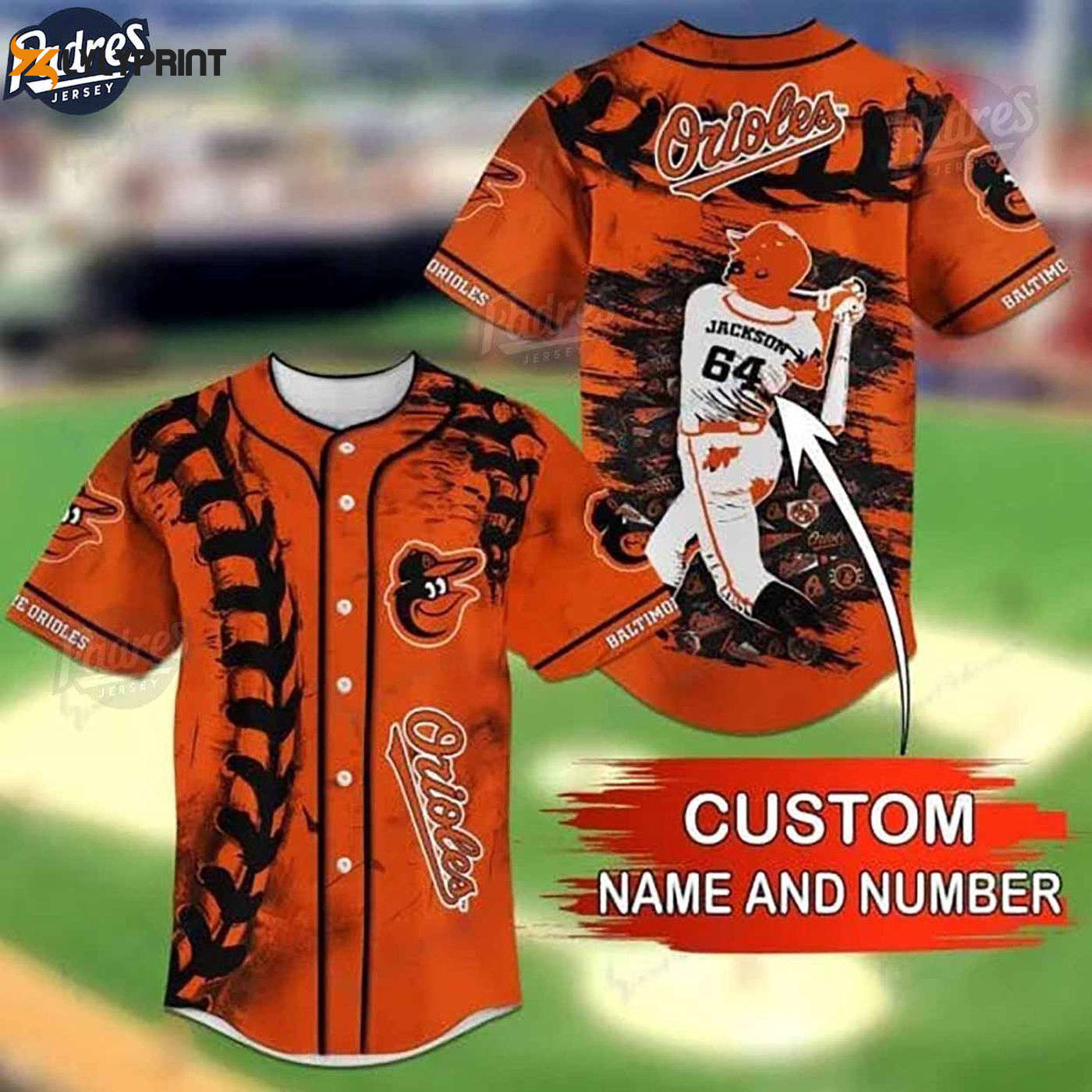 Custom Baltimore Orioles MLB Jersey - Personalized Baseball Gear - lylyprint.com