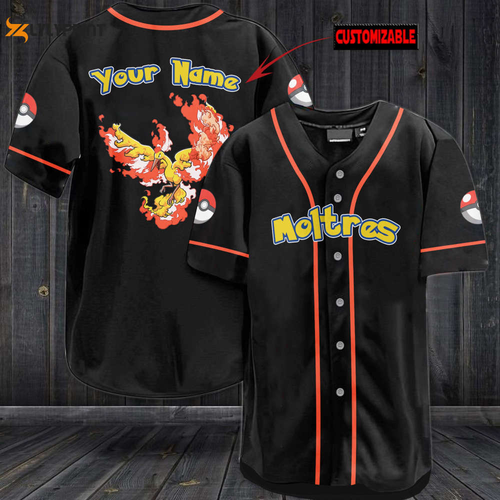 Custom Moltres Baseball Jersey - Perfect Gift for Men & Women - lylyprint.com
