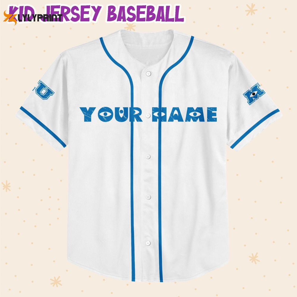 Personalized Monsters Inc Home Of The Scare Games Baseball Jersey - lylyprint.com