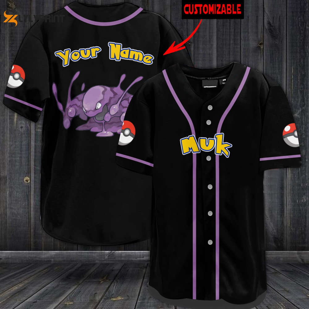 Personalized Muk Baseball Jersey - lylyprint.com