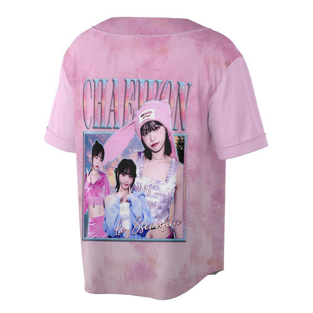 Personalized Name Chaewon Kpop Jersey Baseball, Kpop Baseball Jersey For Men Women - lylyprint.com