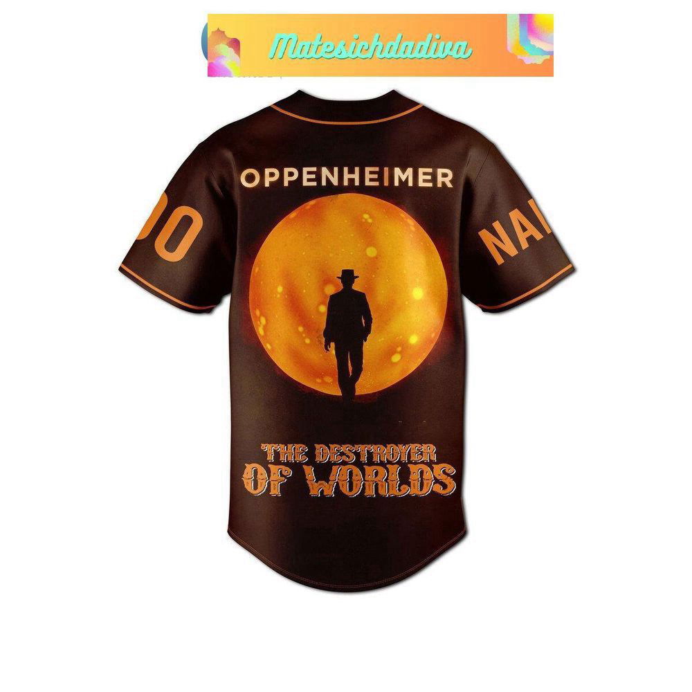 Personalized Oppenheimer Baseball Jersey For Men Women - lylyprint.com