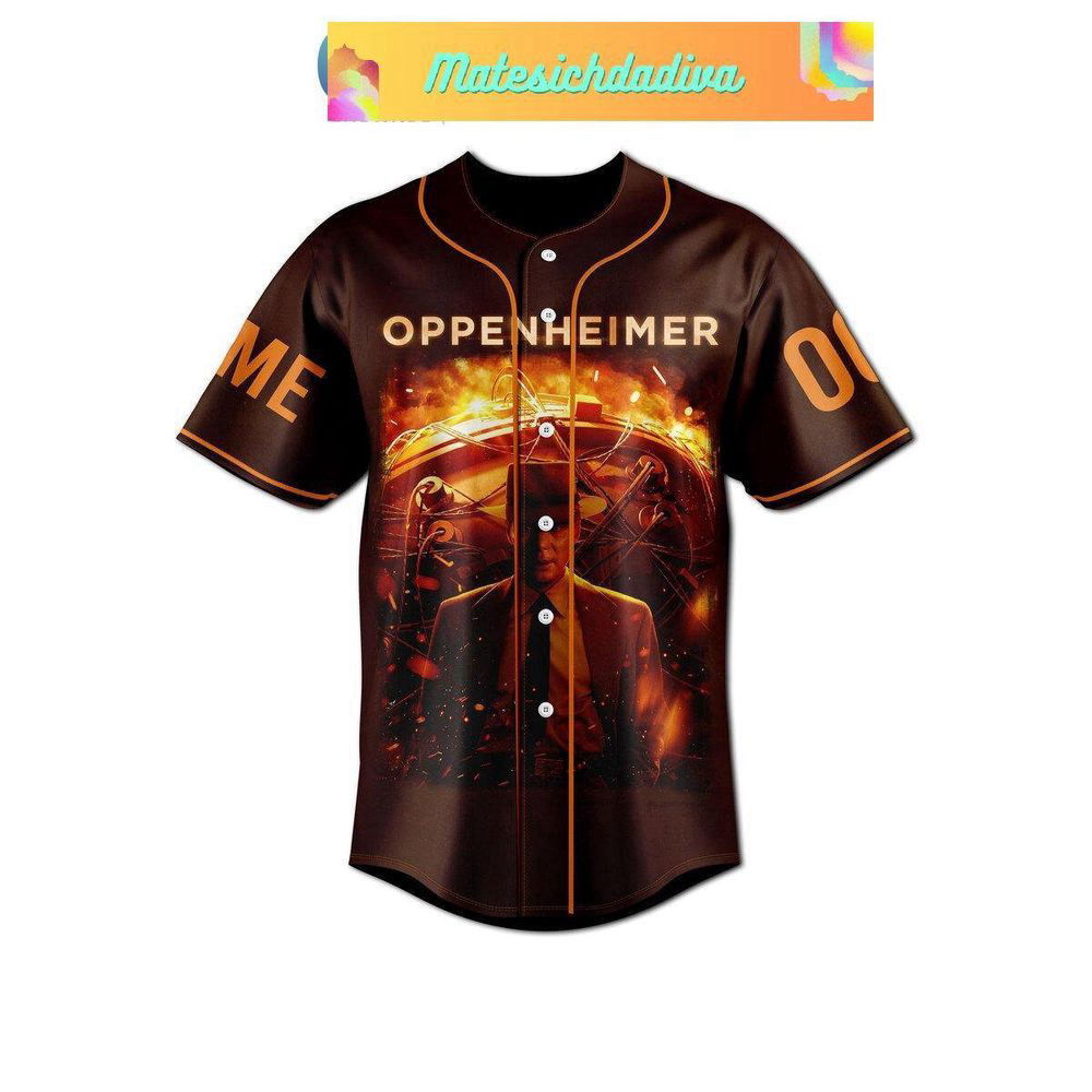 Personalized Oppenheimer Baseball Jersey For Men Women - lylyprint.com