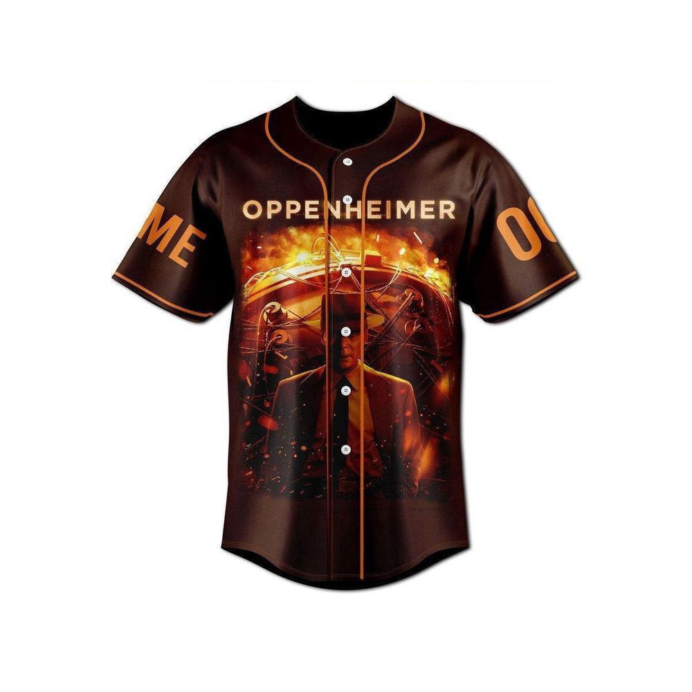 Personalized Oppenheimer Baseball Jersey For Men Women, The Destroyer Of Worlds Jersey Shirt - lylyprint.com