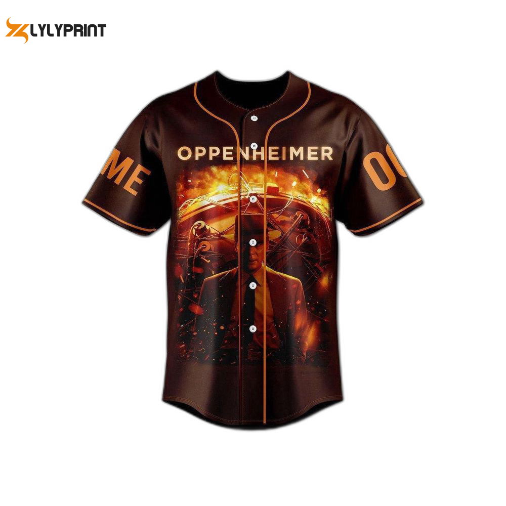 Personalized Oppenheimer Baseball Jersey For Men Women, The Destroyer Of Worlds Jersey Shirt - lylyprint.com