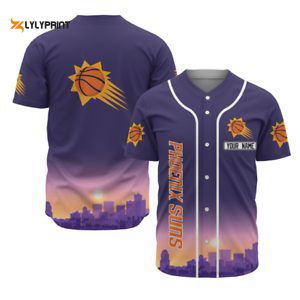 Personalized Phoenix Suns Baseball Jersey Gifts for Fans - lylyprint.com