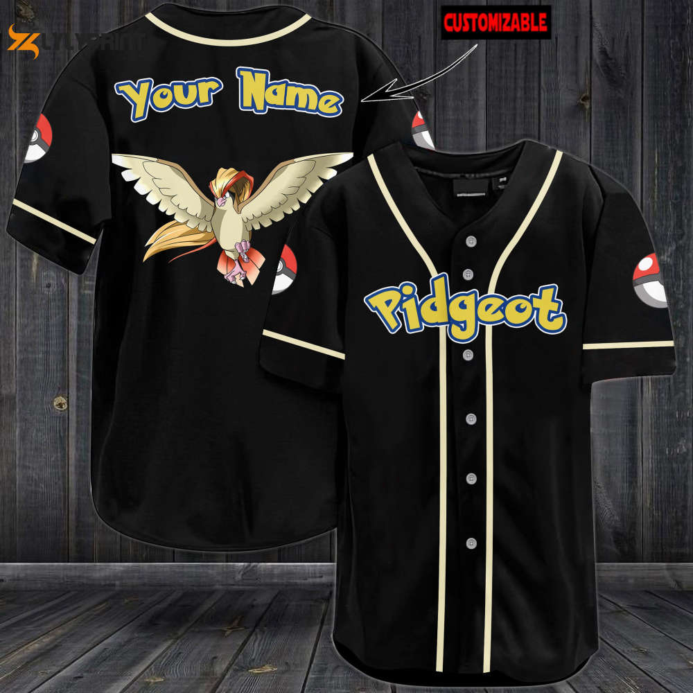 Personalized Pidgeot Baseball Jersey - lylyprint.com