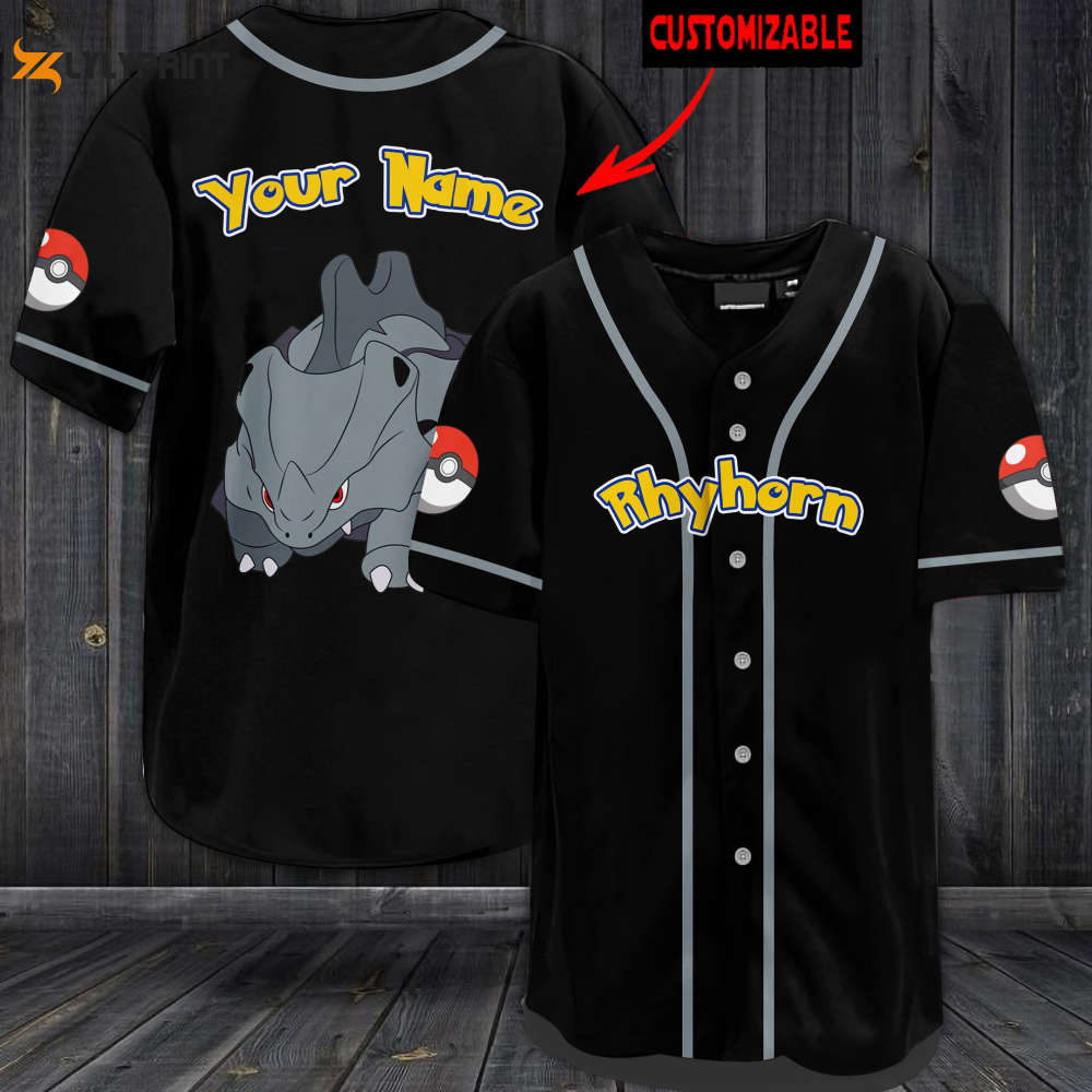 Personalized Rhyhorn Baseball Jersey - lylyprint.com