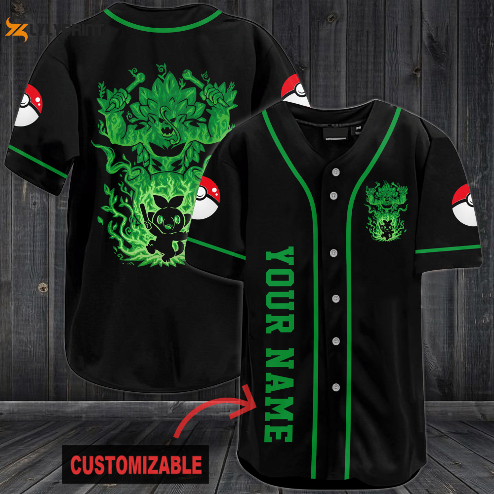 Personalized Rillaboom Baseball Jersey - lylyprint.com