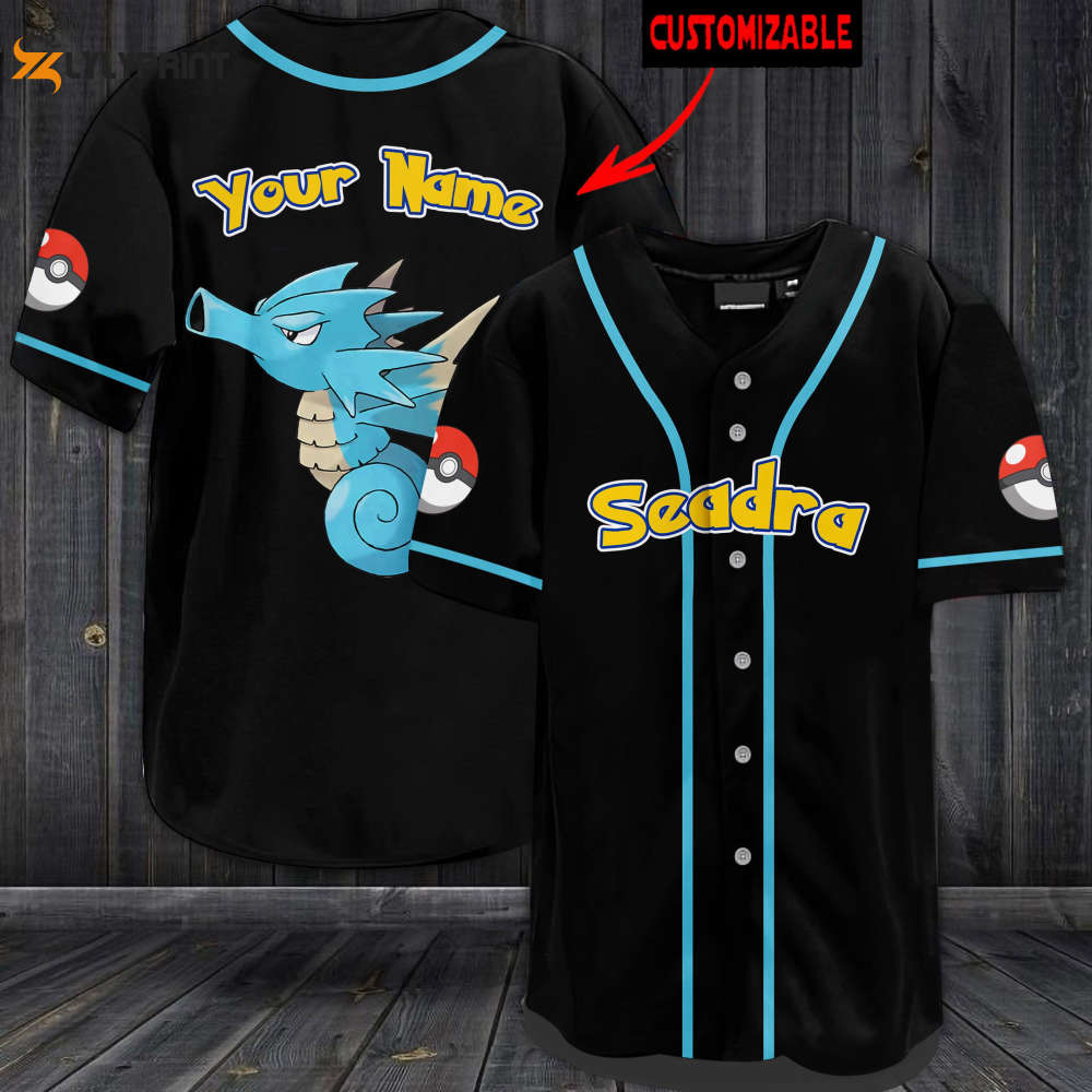Personalized Seadra Baseball Jersey - lylyprint.com